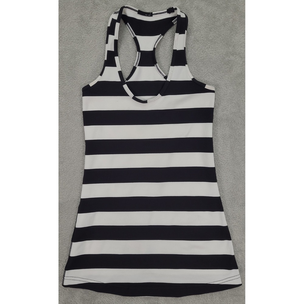 Lululemon CRB Tank Top Flow Women's 2 Shirt Power Singlet Racerback Yoga Striped
